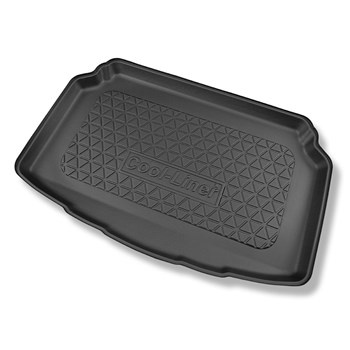 Bagagerumsmattor till Toyota Yaris IV XP210 Kombikupé (11.2020-....) - nedre bagagerum; till bilar utan dubbelt bagagerumsgolv; även till hybrid