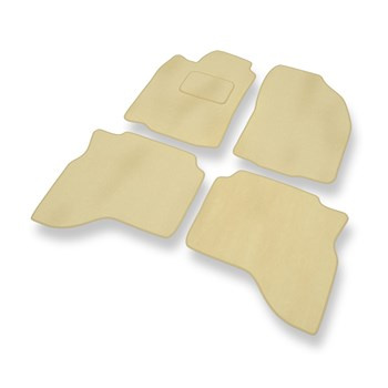 Velourmattor till Mitsubishi Pajero Sport I SUV (1996-2008) - beige