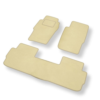 Velourmattor till Nissan Patrol GR SUV (1998-2010) 5 dörrar - beige