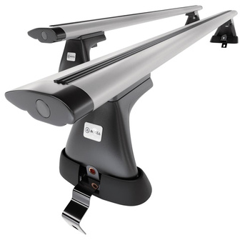 Taklasthållare till Alfa Romeo Giulietta Kombikupé (2010-2020) - silver takräcke - takhållare -utan fästelement - Aluminium