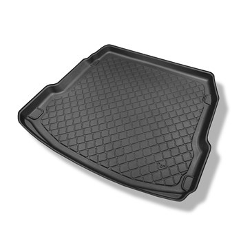 Bagagerumsmattor till Audi A8 D4 Limousine (10.2013-10.2017) - standard och lång version; med reservhjul = platt bagagerum; även till Quattro-version