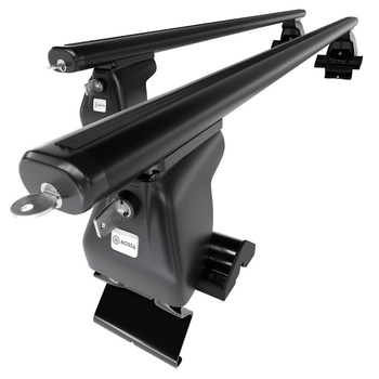 Taklasthållare till Hyundai H-1 Skåpbil (2008-2021) - svart takräcke - takhållare - utan fästelement - Aluminium