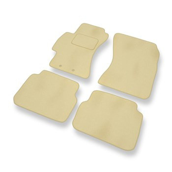 Velourmattor till Subaru Impreza III Kombikupé, Sedan (2007-2011) - beige