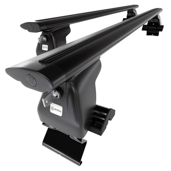 Taklasthållare till Hyundai H-1 Skåpbil (2008-2021) - svart takräcke - takhållare - utan fästelement - Aluminium