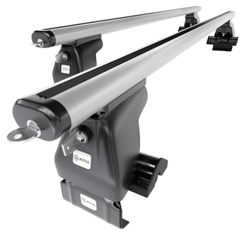 Taklasthållare till Dodge RAM 1500 Pick-Up (2009-2018) - silver takräcke - takhållare -utan fästelement - Aluminium