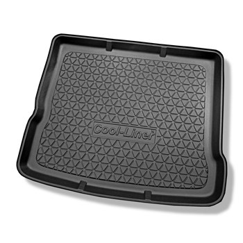 Bagagerumsmattor till Audi Q3 SUV (08.2011-06.2018) - övre bagagerum; med nödreservhjul; även till Quattro-version