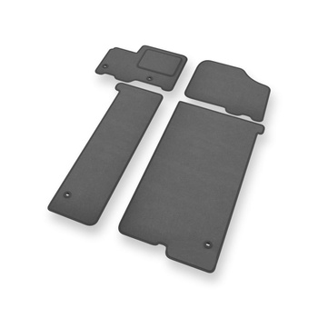 Velourmattor till Toyota Sienna Skåpbil (2010-2017) 7-personers - gråa