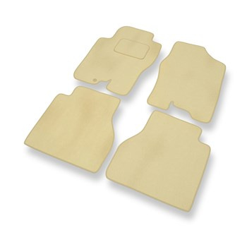 Velourmattor till Nissan Navara D40 (2005-2014) - beige