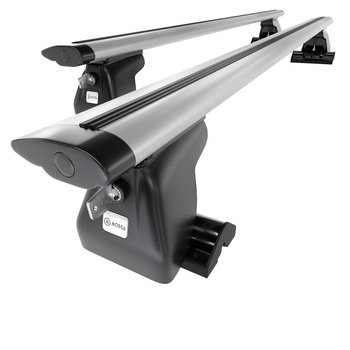 Taklasthållare till Chrysler Voyager Minibuss (2001-2008) - silver takräcke - takhållare -T-profil - Aluminium