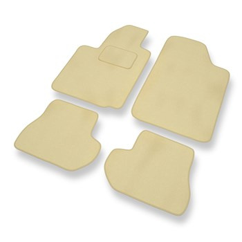 Velourmattor till Citroen C2 (2003-2010) - beige