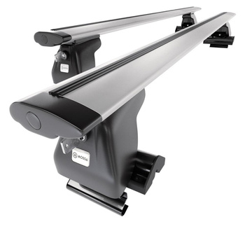 Taklasthållare till Nissan Terrano R20 mk II SUV (2003-2006) - silver takräcke - takhållare -utan fästelement - Aluminium