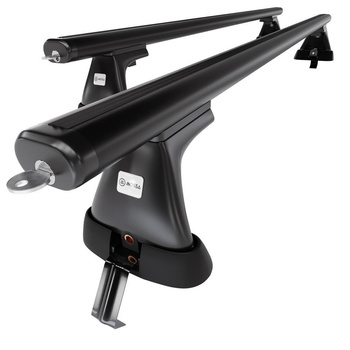 Taklasthållare till Nissan Note mk I Minibuss (2005-2013) - svart takräcke - takhållare - utan fästelement - Aluminium