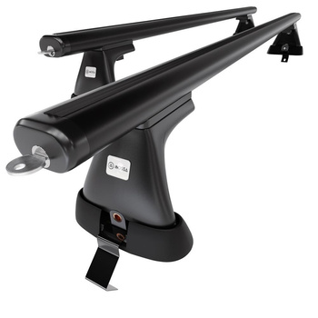 Taklasthållare till Skoda Fabia mk III Kombikupé (2015-2021) - svart takräcke - takhållare - utan fästelement - Aluminium