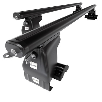 Taklasthållare till Toyota Hilux Pick-Up (2005-2015) - svart takräcke - takhållare - utan fästelement - Aluminium