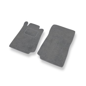 Velourmattor till Mercedes-Benz CLK C208 Coupé (1996-2003) - gråa