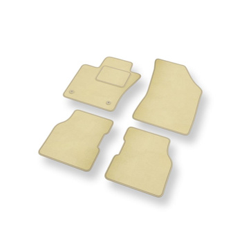 Velourmattor till Jeep Compass II SUV (2016-....) - beige