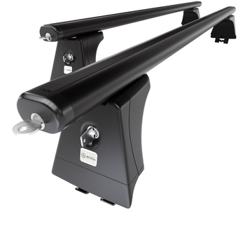 Taklasthållare till Ford C-Max mk I Minibuss (2003-2010) - svart takräcke - takhållare - fästpunkter - Aluminium