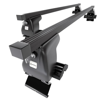 Taklasthållare till Nissan Almera mk II Kombikupé (2000-2006) - svart takräcke - takhållare - utan fästelement - Stål