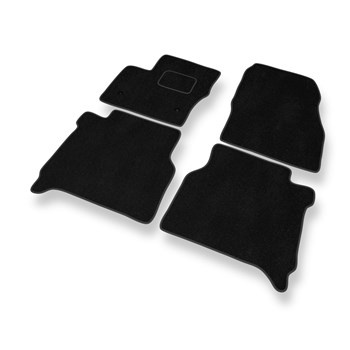 Velourmattor till Ford Transit Connect (5-personers) (2014-2023) - svarta