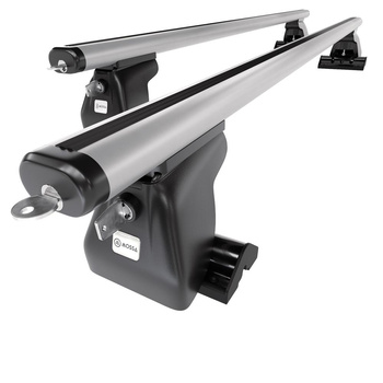 Taklasthållare till Volkswagen Crafter Skåpbil (2006-2016) - silver takräcke - takhållare -T-profil - Aluminium