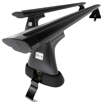 Taklasthållare till Skoda Octavia mk II Kombisedan (2009-2012) - svart takräcke - takhållare - utan fästelement - Aluminium