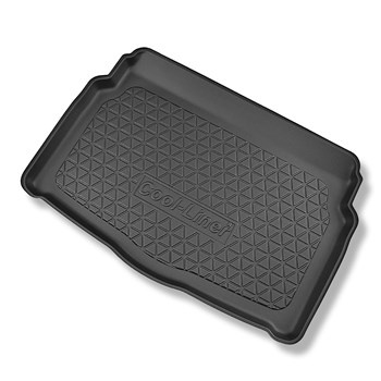 Bagagerumsmattor till Volkswagen Golf VIII Kombikupé (12.2019-....) - nedre bagagerum; rörligt golv i nedersta läget; med nödreservhjul eller reparationssats